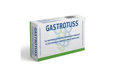 GASTROTUSS žvýkací tablety proti refluxu 24ks